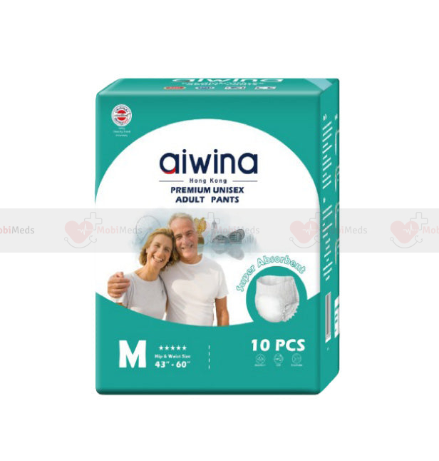 Aiwina Hongkong brand Premium disposable adult pants M 10pcs