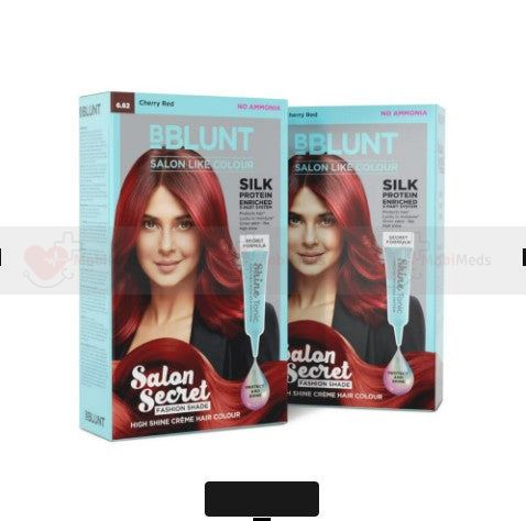 Bblunt Salon Secret High Shine Crème Hair Colour Fashion Shade Red 108 g