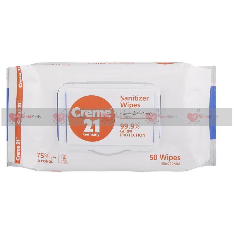 Creme 21 Wet Wipes (50 pcs)