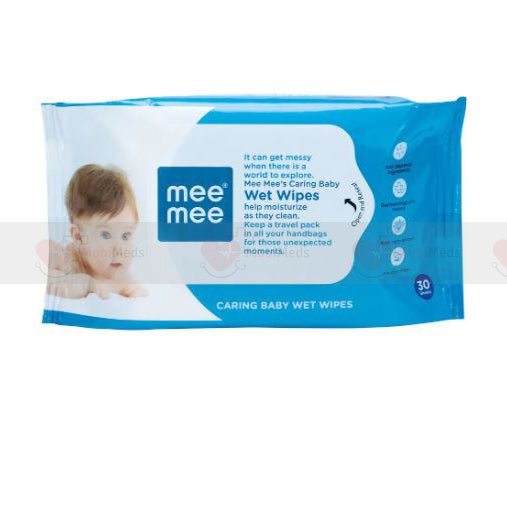 Mee Mee Baby Wet Wipes With Aloe Vera 30 Pcs Mm-33018 D