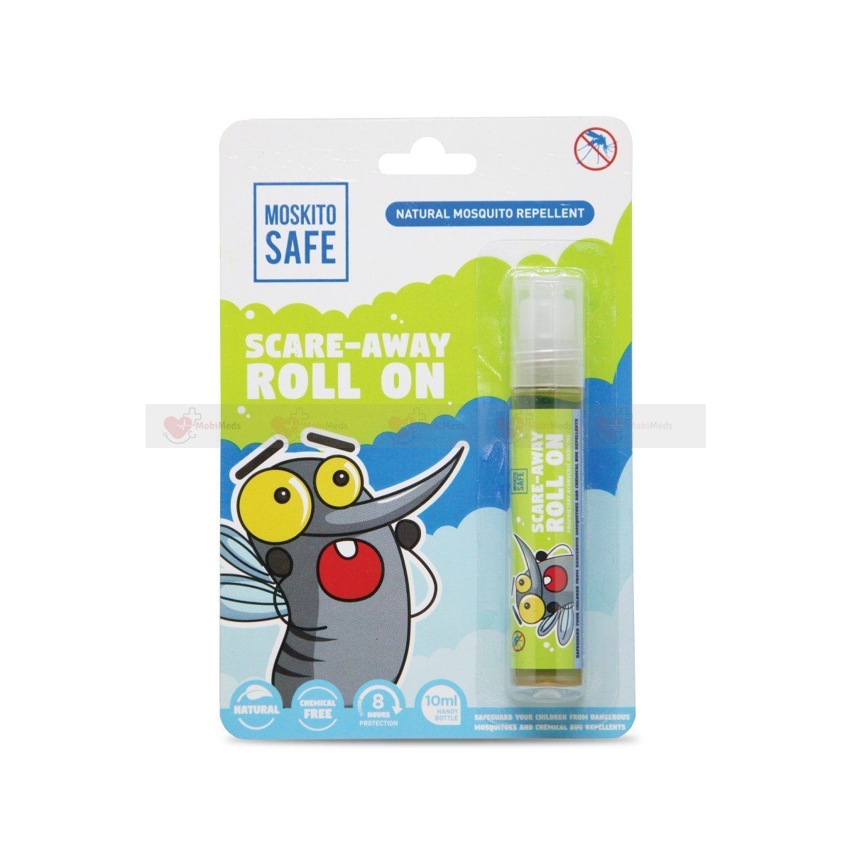 MOSKITO SAFE SCARE AWAY NATURAL MOSQUITO REPELLENT ROLL ON 10 ML