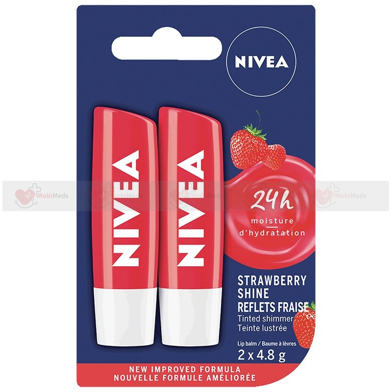 NIVEA LIP CARE ( STRAWBERRY ) 4.8g