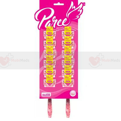 Paree Full Body Razors for Women (Pack of 12)