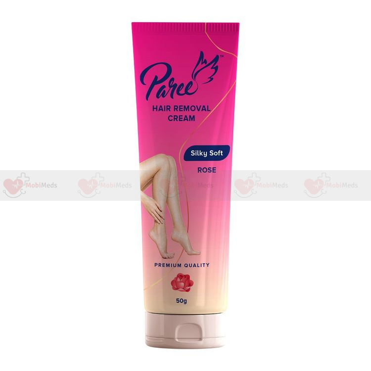 Paree Hair Removal Cream Silky Soft With Rose (50g)