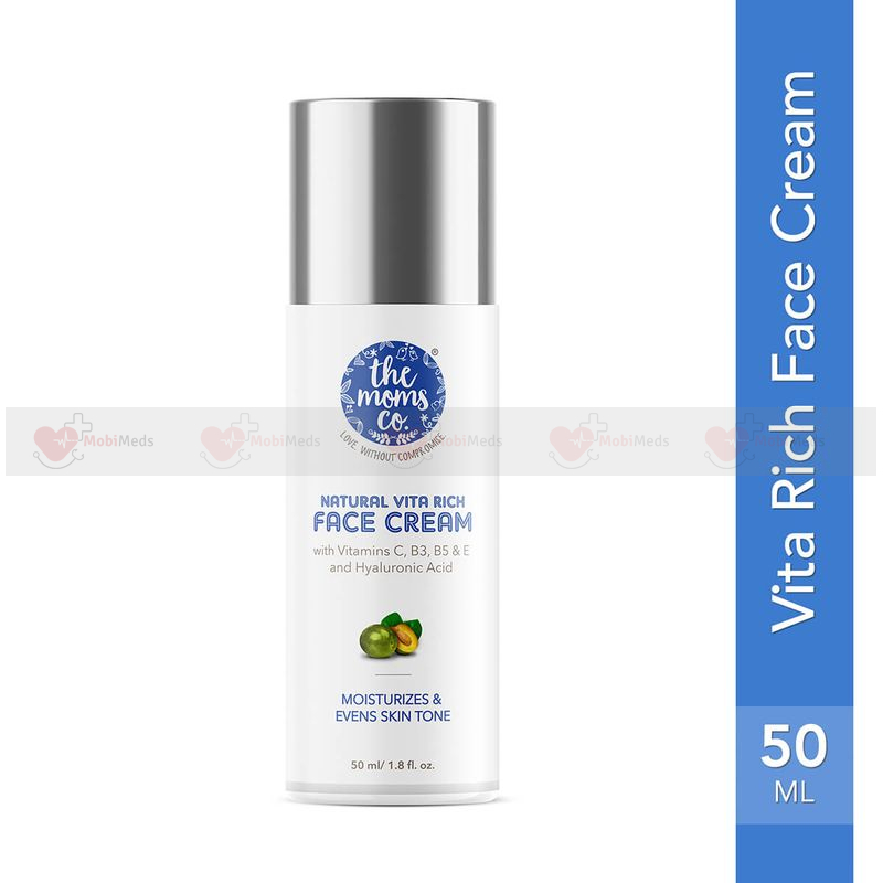 The Moms Co. Natural Vita Rich Face Cream, 50ml